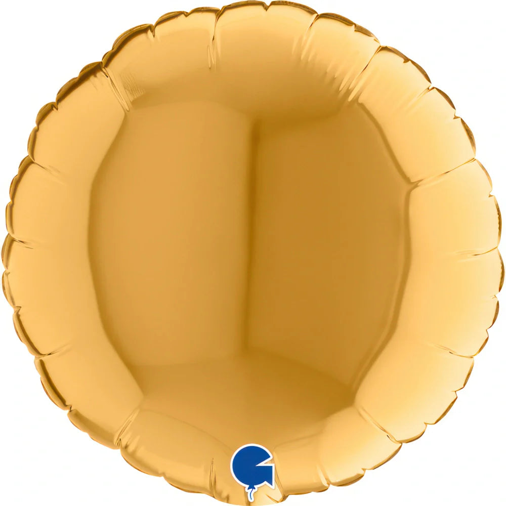 09102g-round-09inc-gold-b_Grabo 4 inch Round Gold Mini Foil Balloon (Air-Filled)