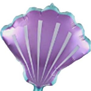 20 inch Lavender Sea Shell Mini Foil Balloon (Unpackaged)