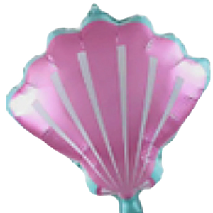 20 inch Light Pink Sea Shell Foil Balloon (Unpackaged)