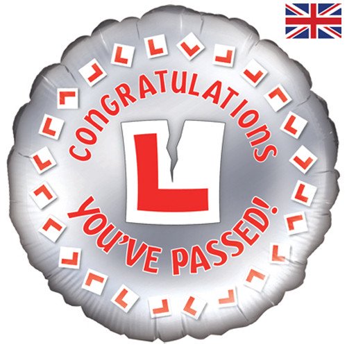 Oaktree 18 inch Congratulations You've Passed Foil Balloon