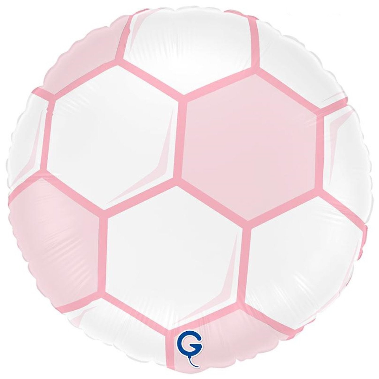 18 inch Pink Soccer Ball Foil Balloon