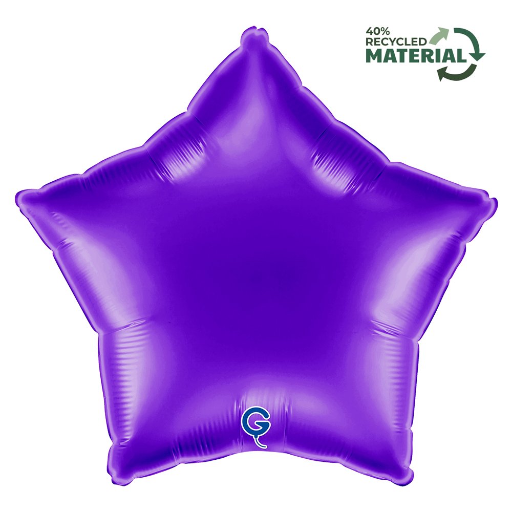 Grabo 18 inch Royal Purple Star Foil Balloon