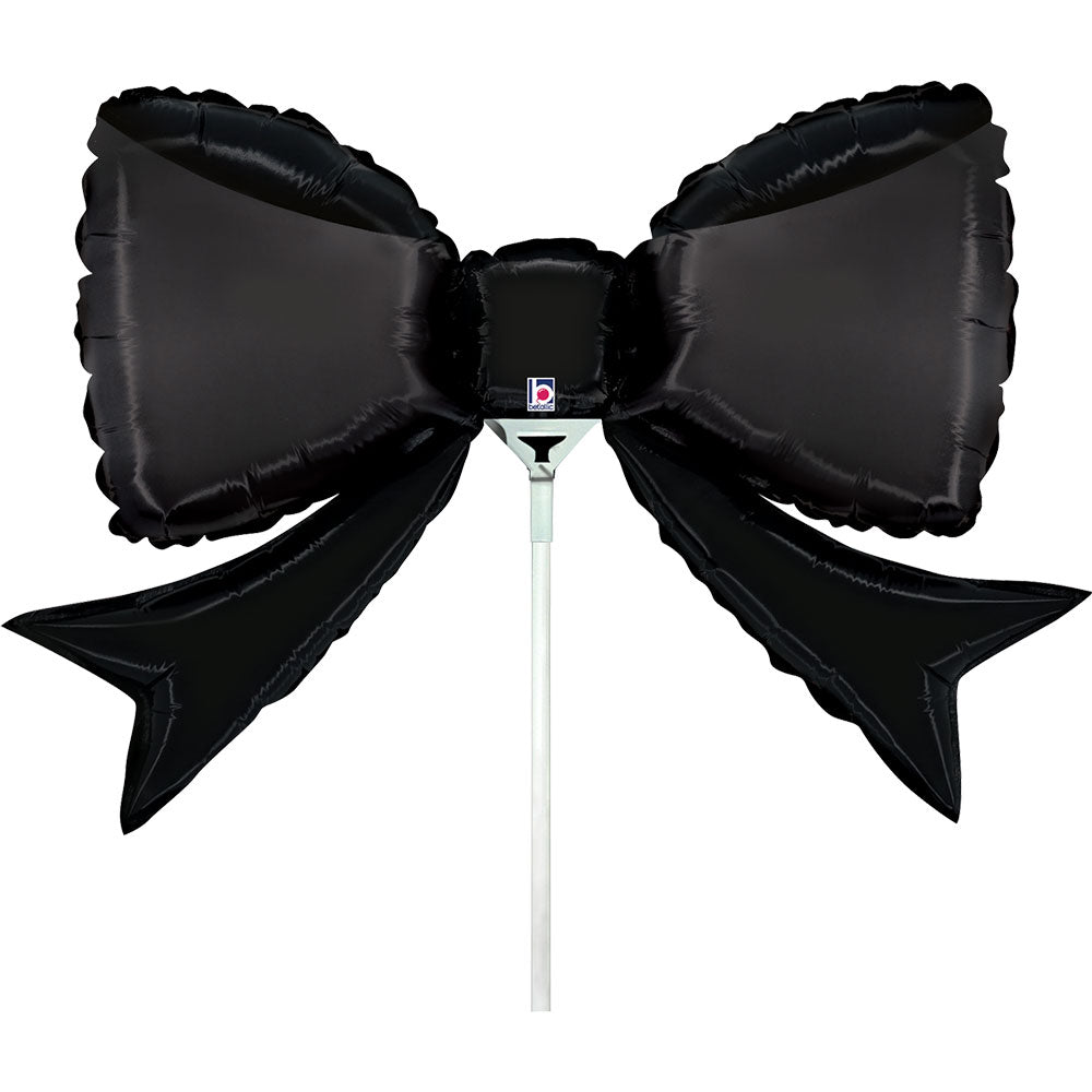 Grabo 14 inch Black Bow Mini Foil Balloon