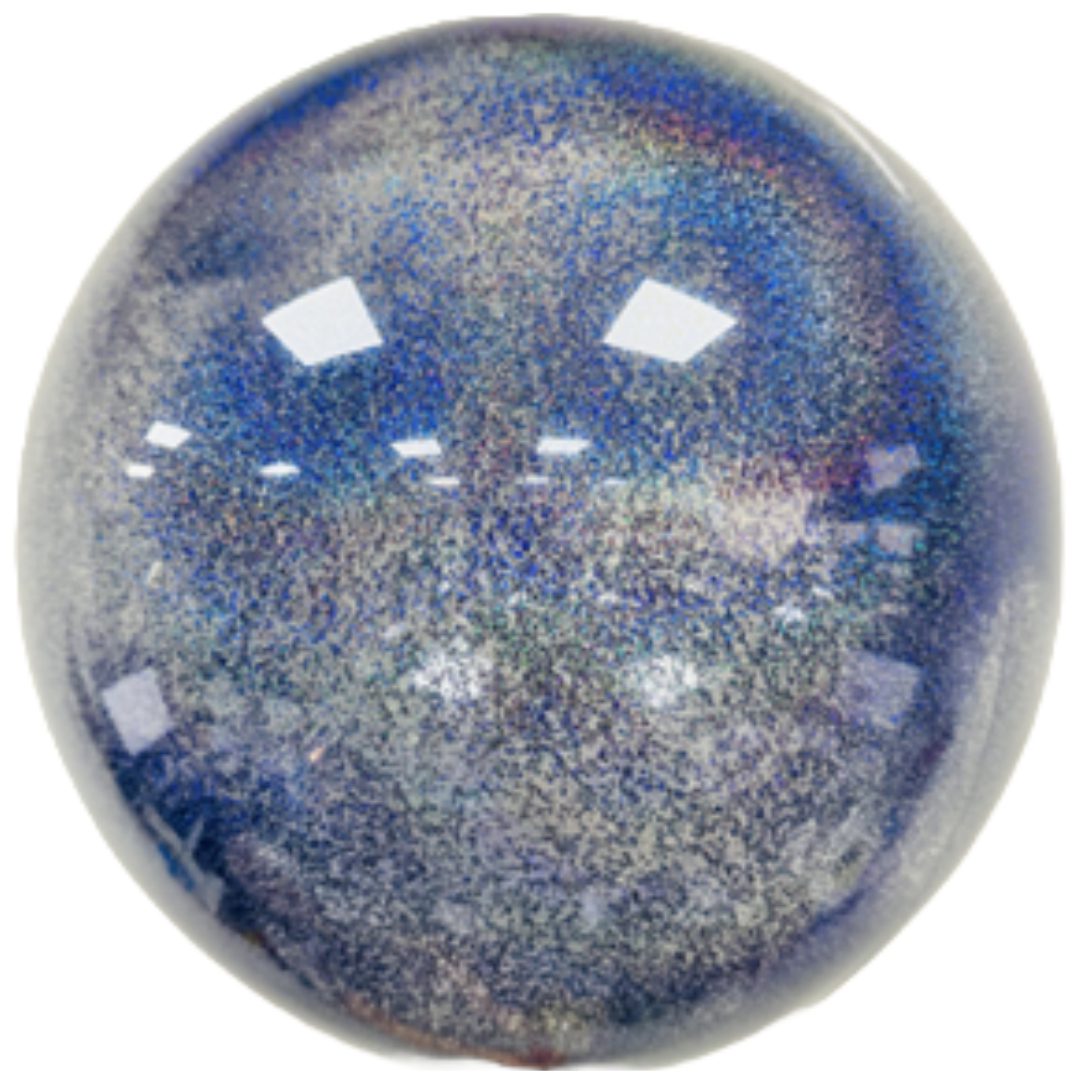 20 inch Blue Glitter Sphere Balloon