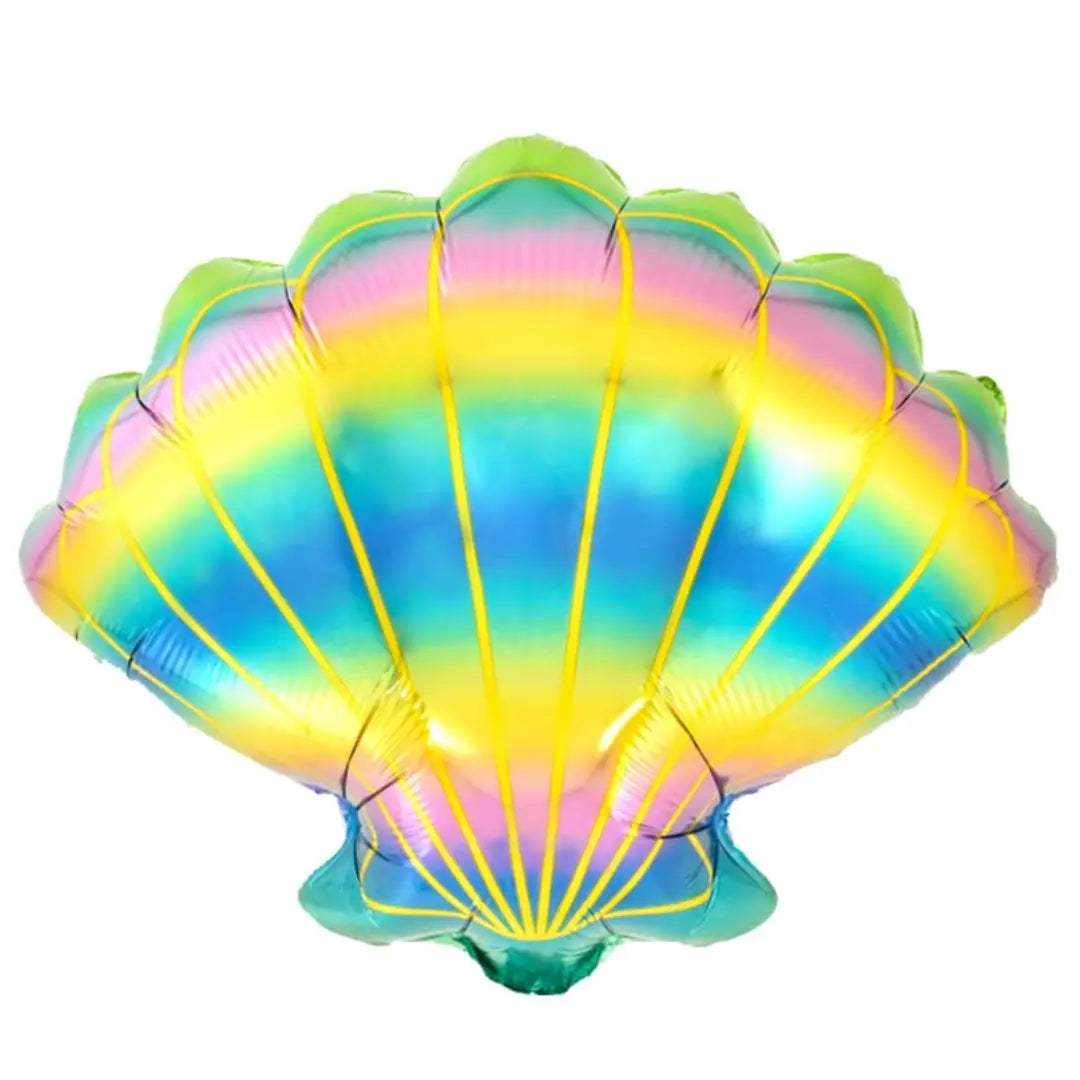20 inch Colourful Seashell Foil Balloon (Unpackaged).webp