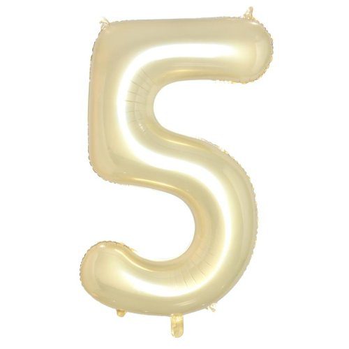 Alpen Decrotex 34 inch Luxe Gold Foil Numbers - 5