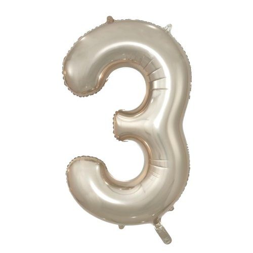 Alpen Decrotex 34 inch Champagne Foil Numbers - 3