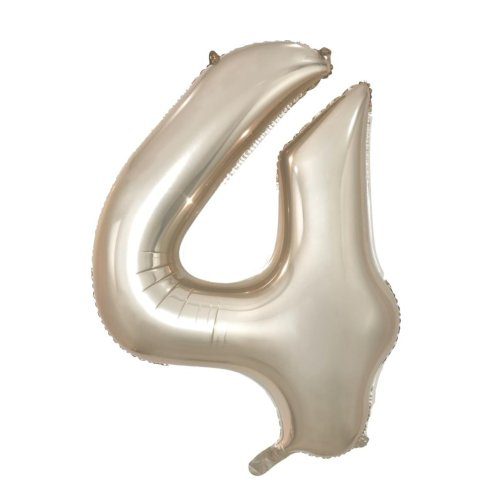 Alpen Decrotex 34 inch Champagne Foil Numbers - 4