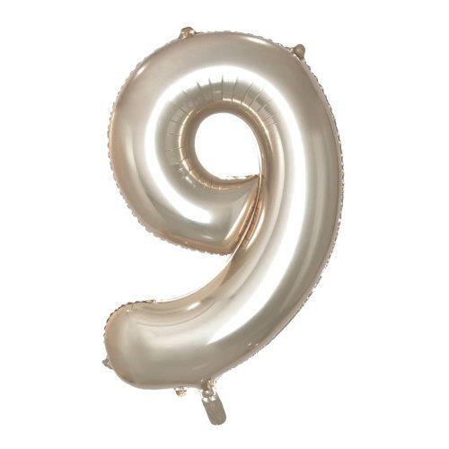 Alpen Decrotex 34 inch Champagne Foil Numbers - 9