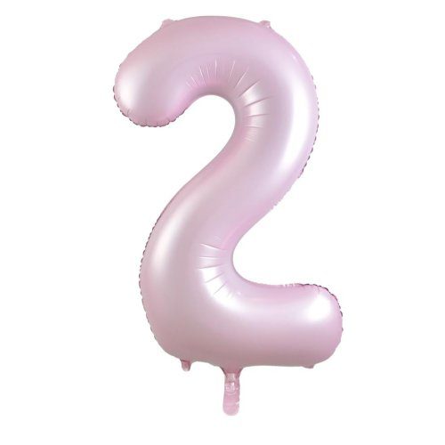 Alpen Decrotex 34 inch Matte Pastel Pink Foil Numbers - 2