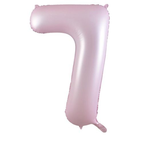 Alpen Decrotex 34 inch Matte Pastel Pink Foil Numbers - 7