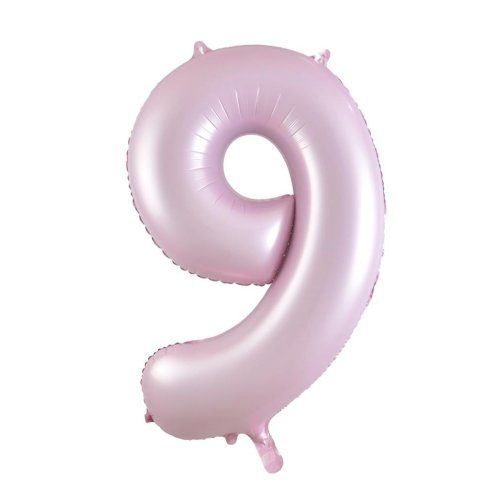 Alpen Decrotex 34 inch Matte Pastel Pink Foil Numbers - 9
