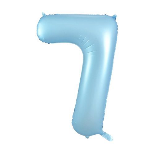 Alpen Decrotex 34 inch Matte Pastel Blue Foil Numbers - 7