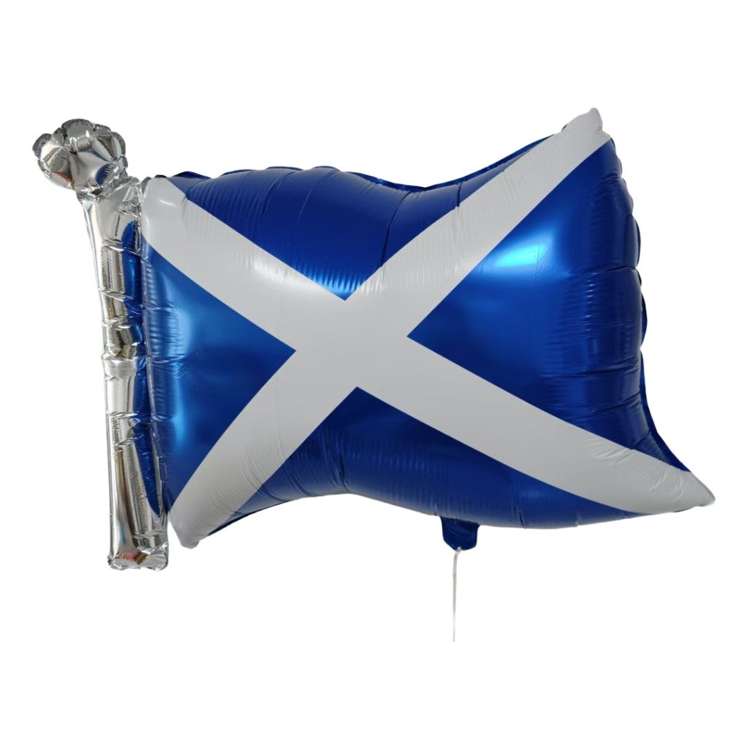 24 inch Scotland Flag Foil Balloon