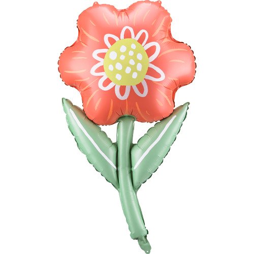 Party Deco 29 inch Pretty Flower Foil Balloon