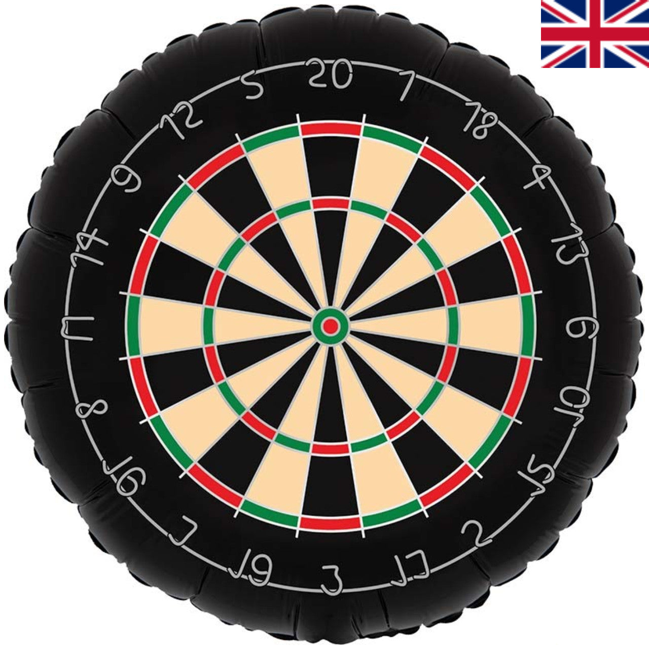 Oaktree 30 inch Dartboard Metallic Foil Balloon