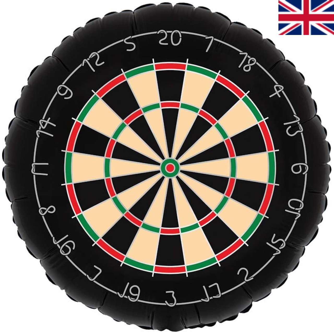 Oaktree 30 inch Dartboard Metallic Foil Balloon