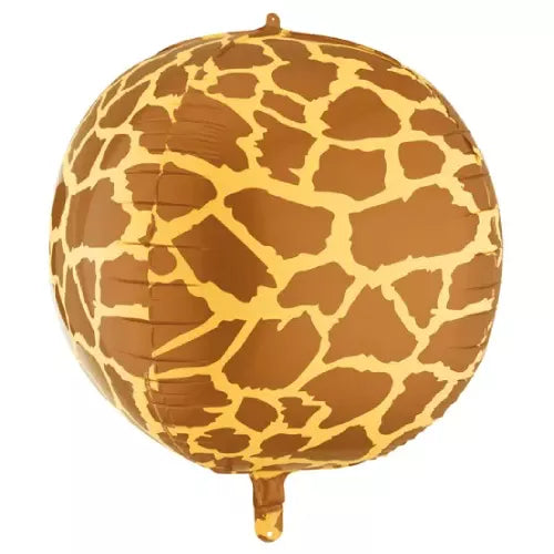 30 inch Matte Giraffe Spots Ball Foil Balloon