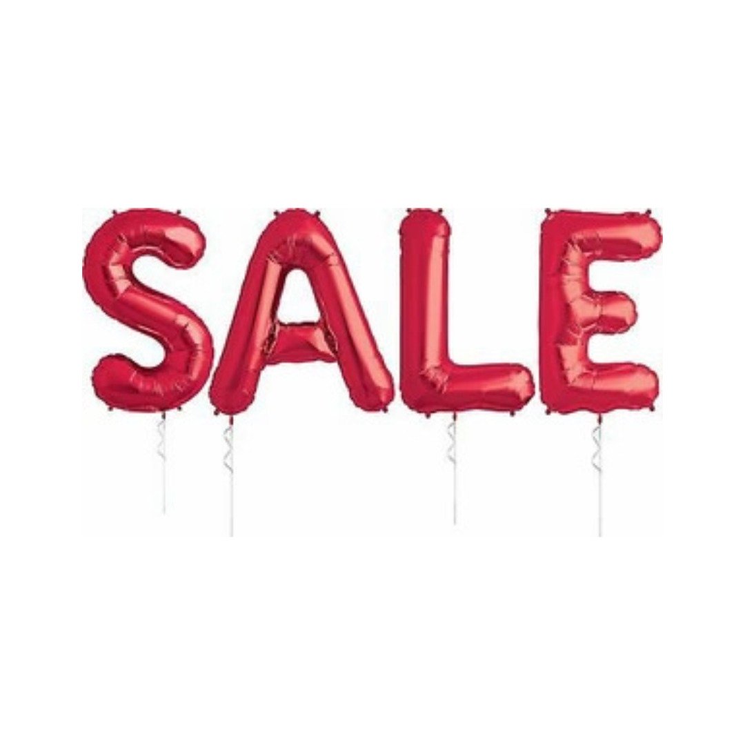 34 inch Red Jumbo Sale Kit Foil Balloon