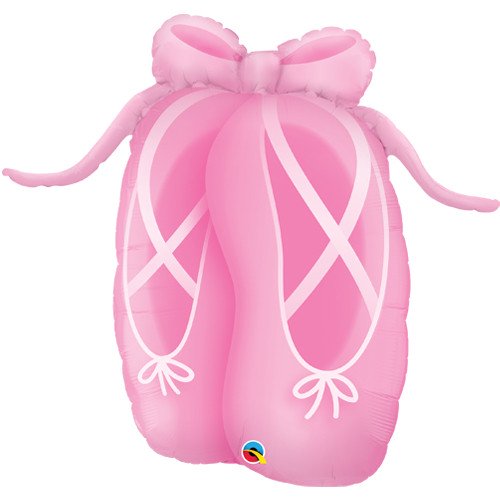 Qualatex 35 inch Ballerina Slippers Foil Balloon