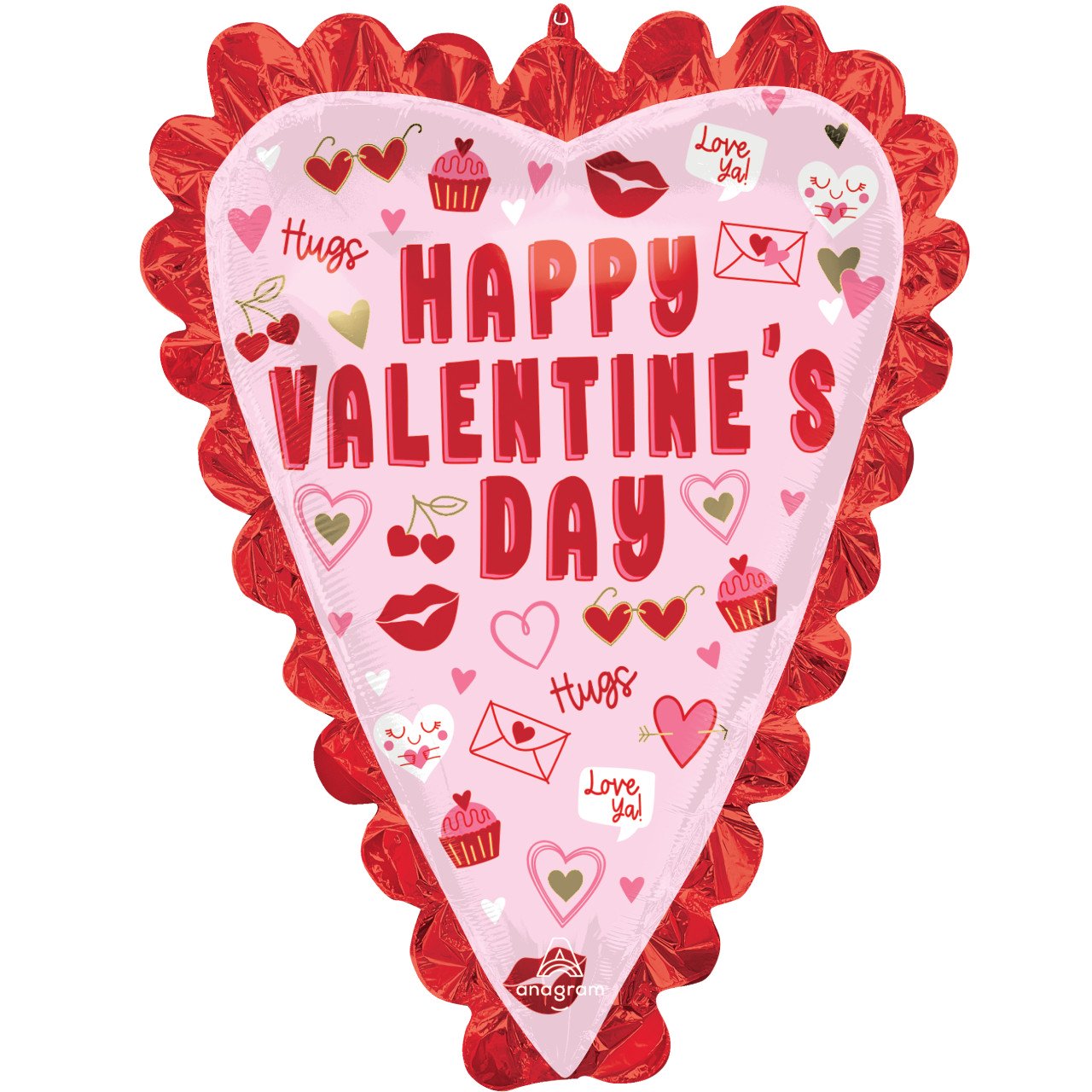 35 inch Valentine's Vibes SuperShape Foil Balloon (1)