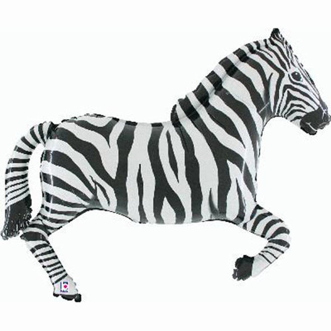43 inch Zebra Foil Balloon