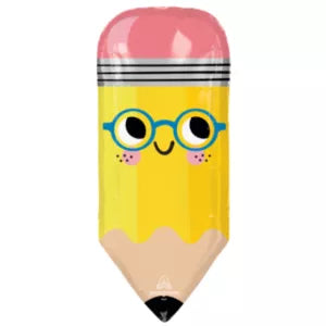 Anagram 31 inch Pencil Buddy SuperShape Foil Balloon
