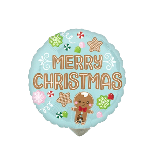 9 inch Baking Spirits Bright Christmas Foil Balloon