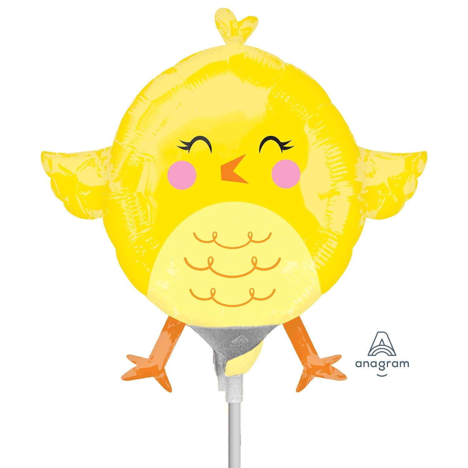 Amscan 10 inch Chicky Foil Balloon (Air Filled) _65574-3878202-1-3-1500+