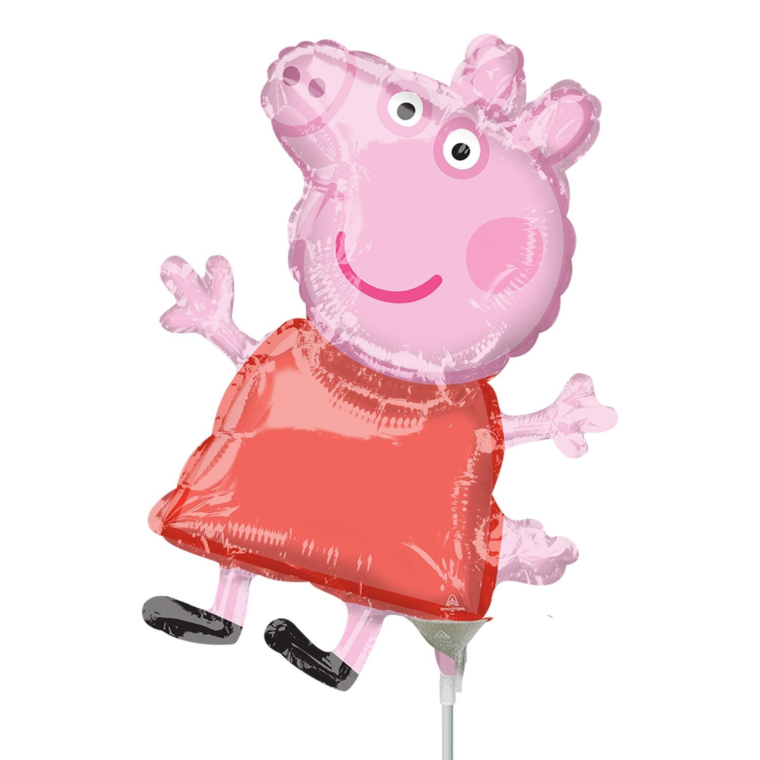 Amscan 14 inch Peppa Pig Mini Foil Balloon (Air Filled) _69919-4154202-1-3-1500+