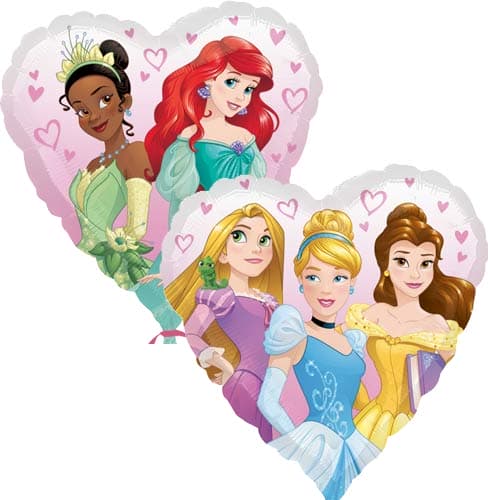 Amscan 17 inch Disney Princess Heart Foil Balloon_a3426701