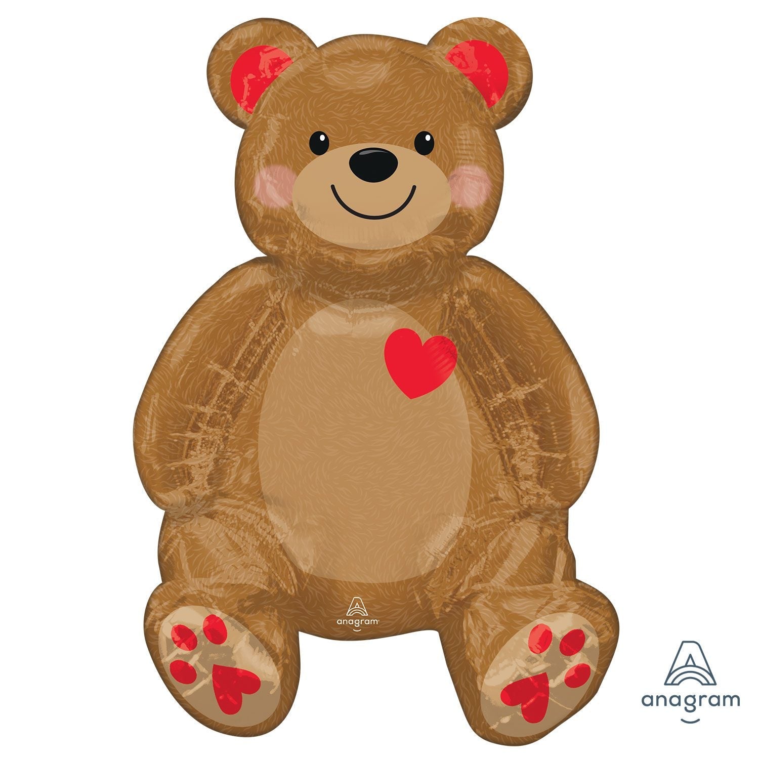 Amscan 17 inch Sitting Bear Air Filled Decoration Foil Balloon_4234501