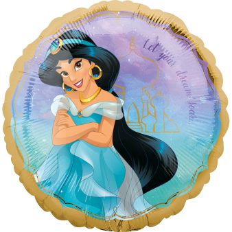 Amscan 17 inch Standard Jasmine Once Upon A Time Foil Balloon_2176927-3980201-2-3-338