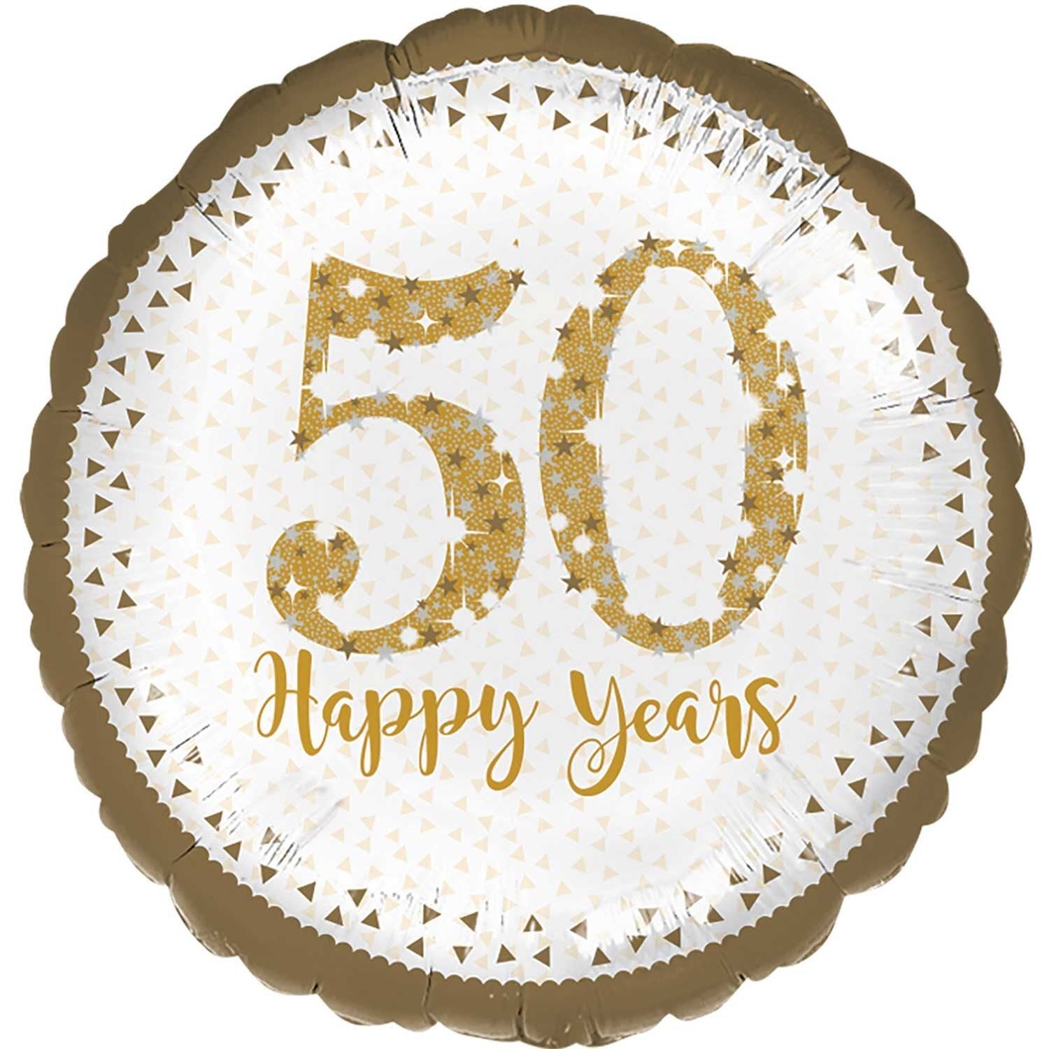 Amscan 18 inch 50 Happy Years Sparkling Golden Anniversary Foil Balloon_53409-3594301-1-3-1500+.jpg