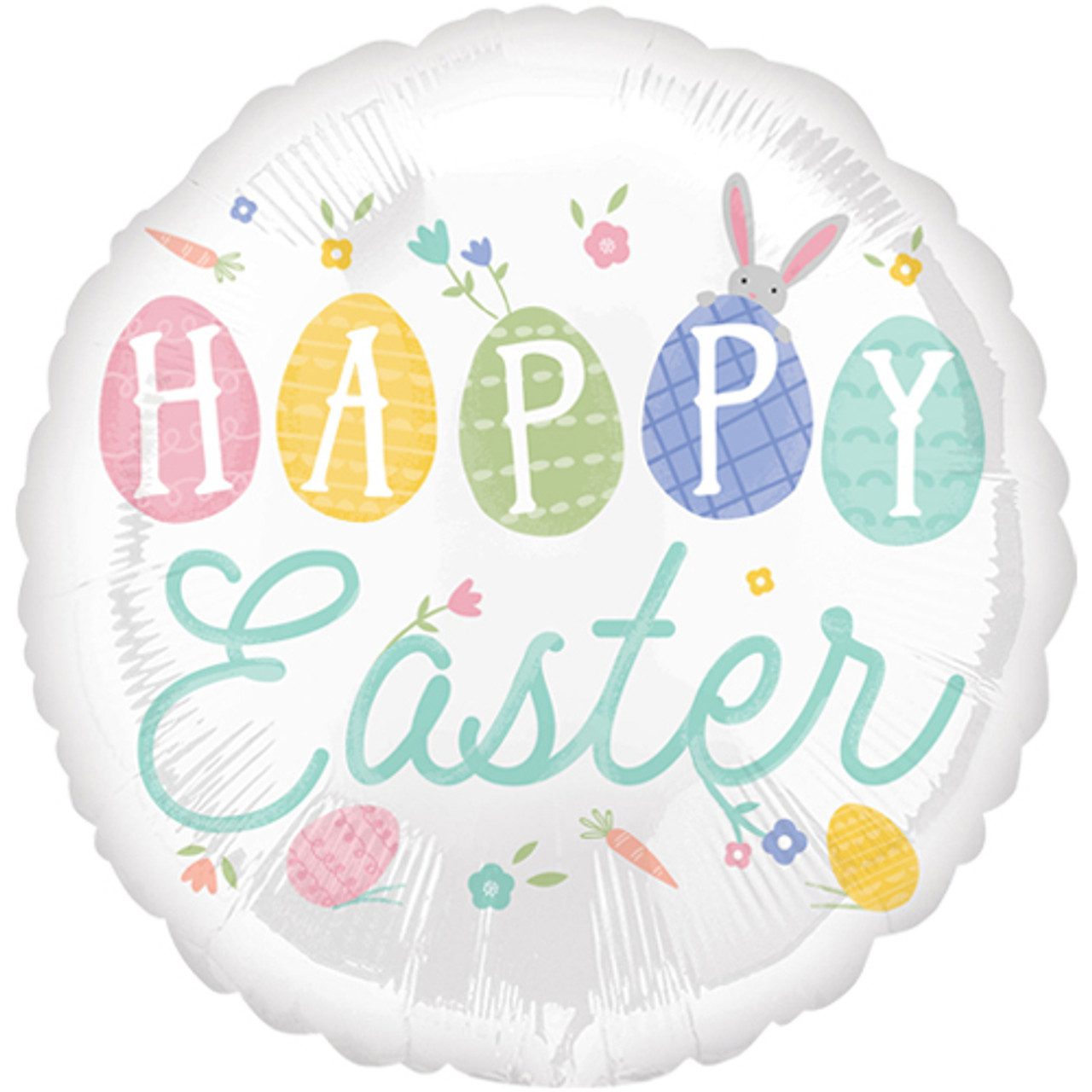 Amscan 18 inch Happy Easter Pastel Foil Balloon_4088101-500__52434