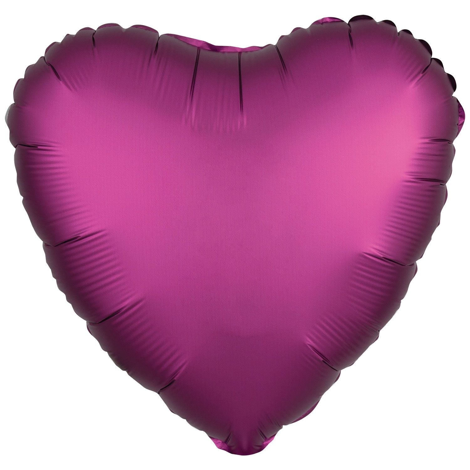Amscan 18 inch Metallic Fuchsia Heart Foil Balloons 9914072