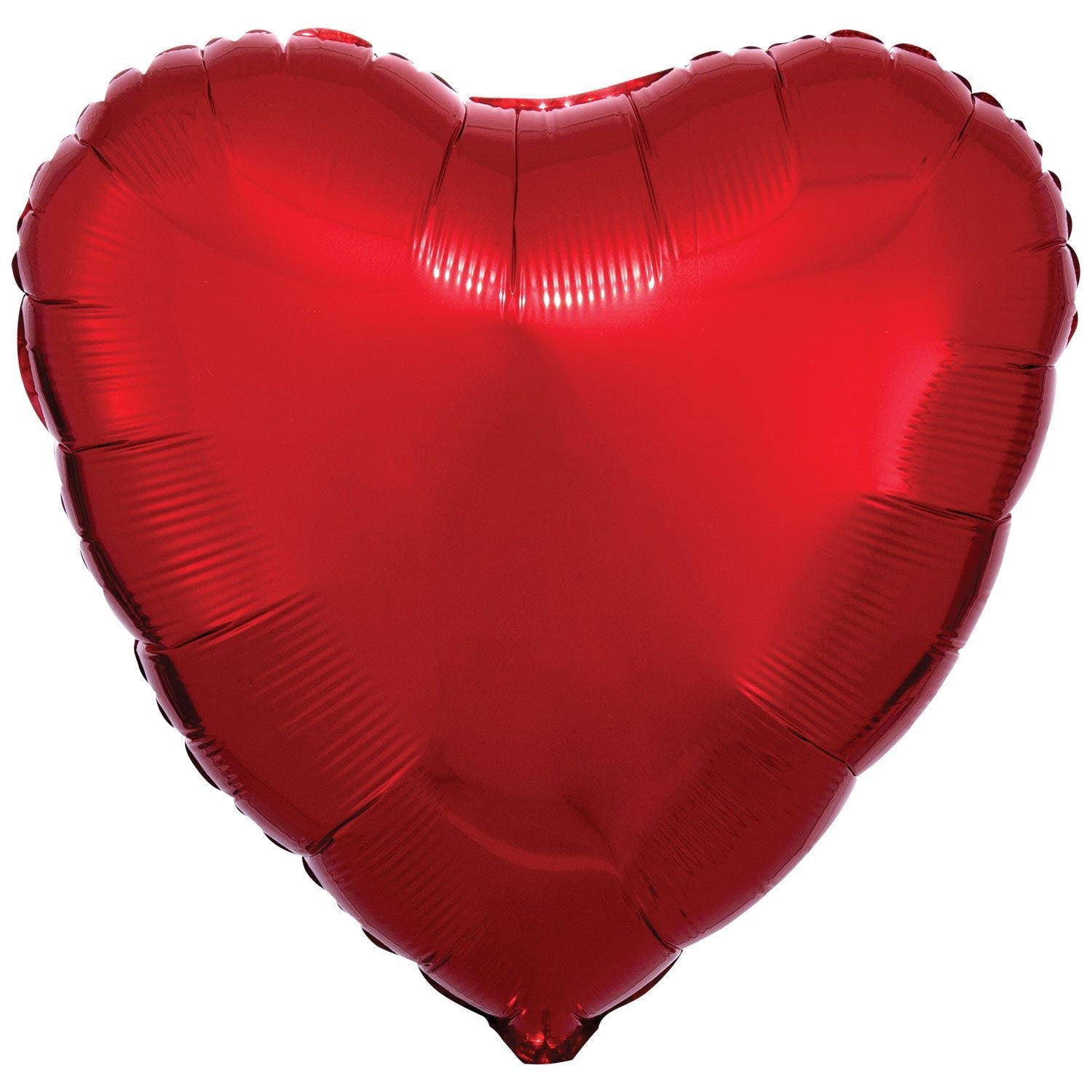 Amscan 18 inch Metallic Red Heart Foil Balloons 9914084