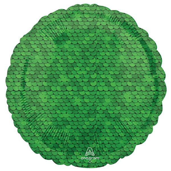 Amscan 18 inch Sequins Forest Green Foil Balloon _4219601-500__32112