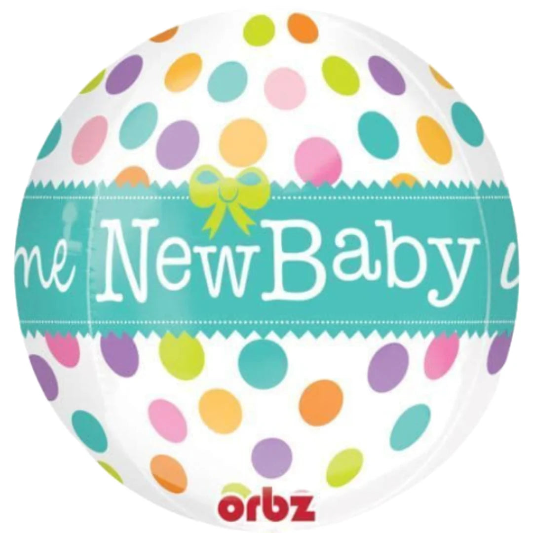 Amscan 18 inch Welcome New Baby Orbz Foil Balloon