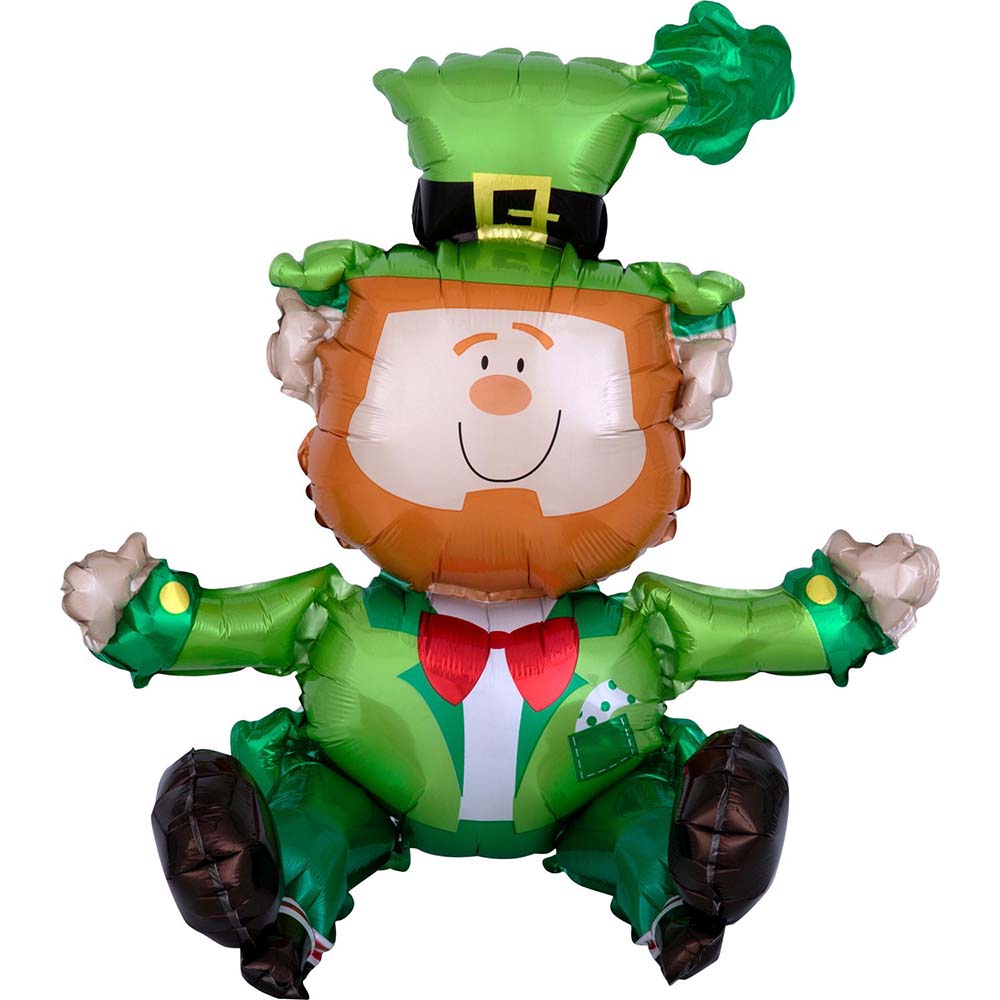 Amscan 22 inch Sitting Leprechaun Foil Multi Foil Balloons_41336-2831301-1-3-1500+