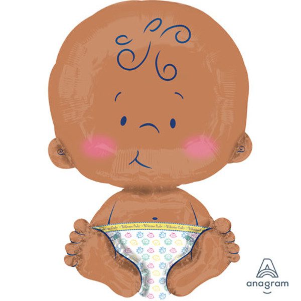 Amscan 24 inch Celebrate Baby Supershape Foil Balloon_3520101-500__13733