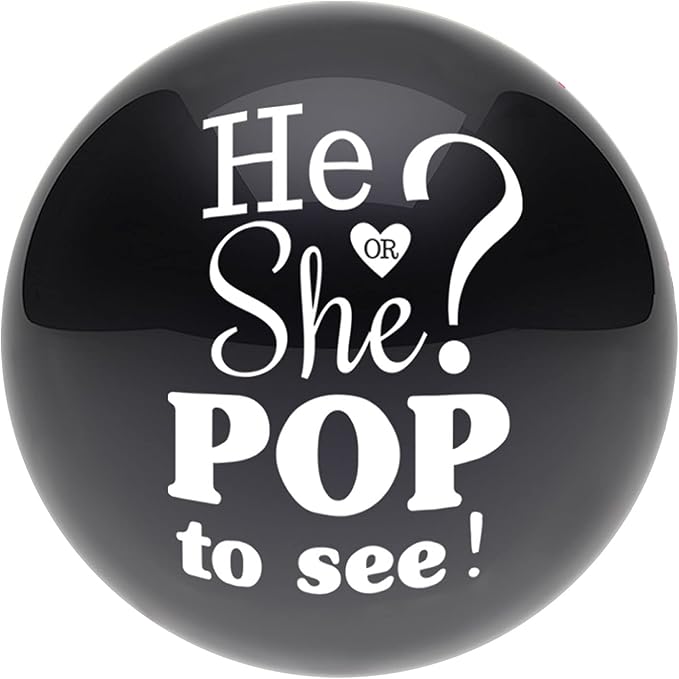 Amscan 24 inch He or She Pop to See Latex Balloon
