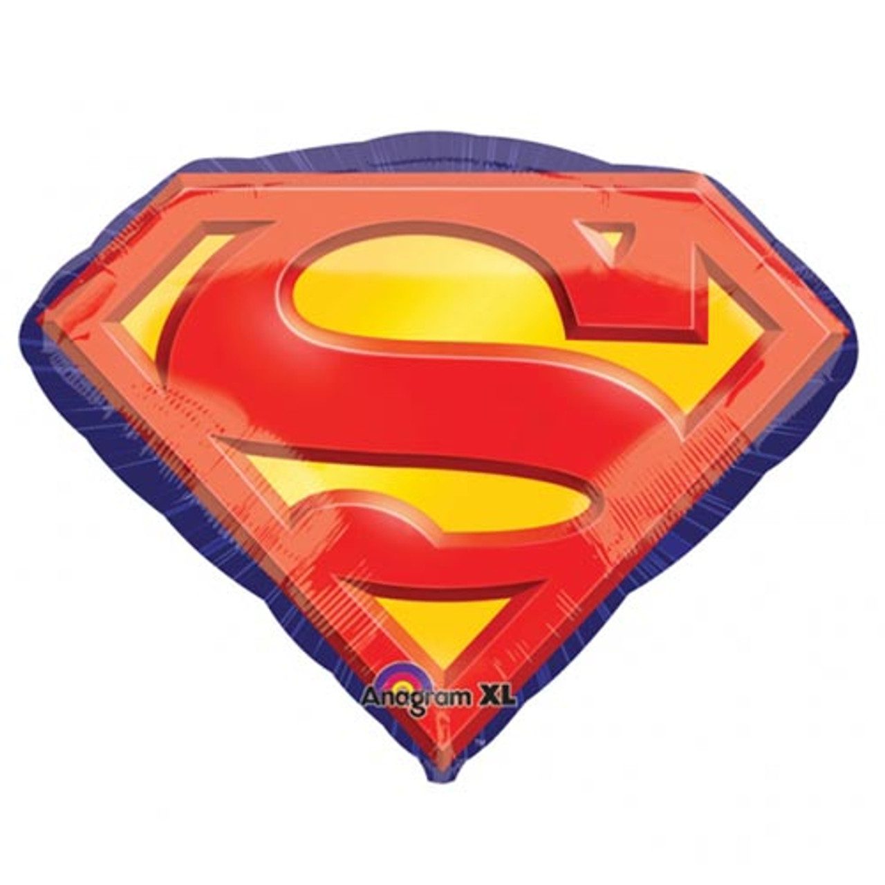 Amscan 26 inch Superman Logo Super Shape Foil Balloon_29692