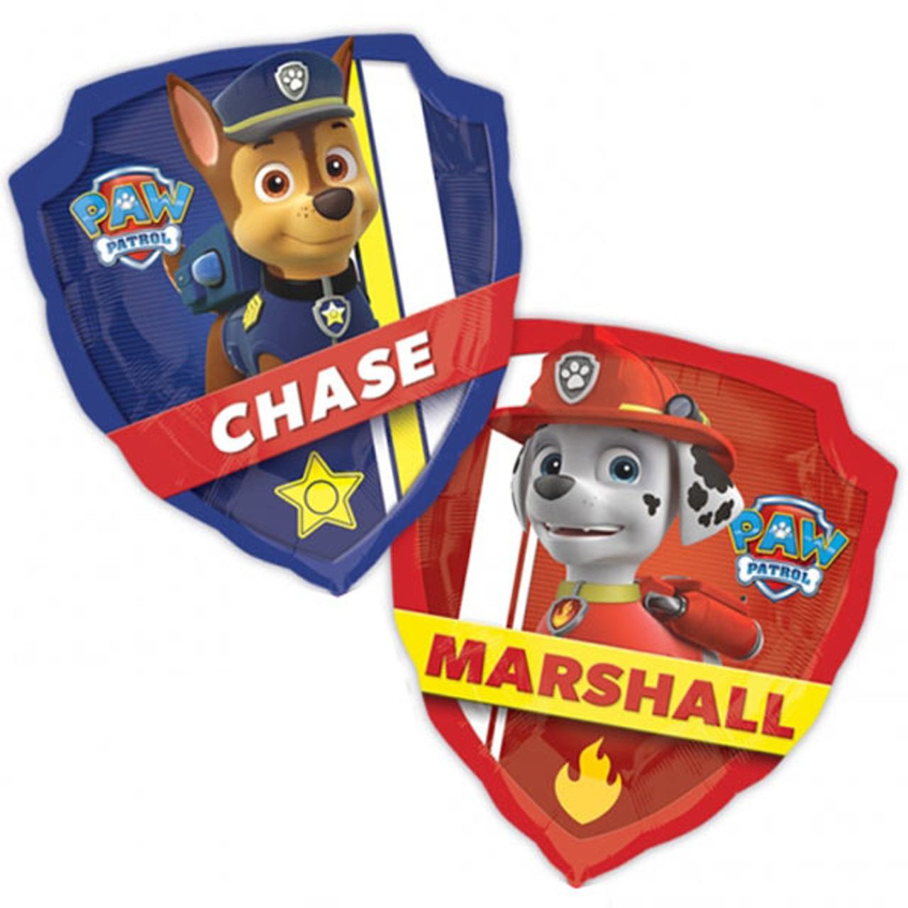 Amscan 27 inch Paw Patrol Chase & Marshall Super Shape Foil Balloon_3018201-paw-patrol-supersha__60135