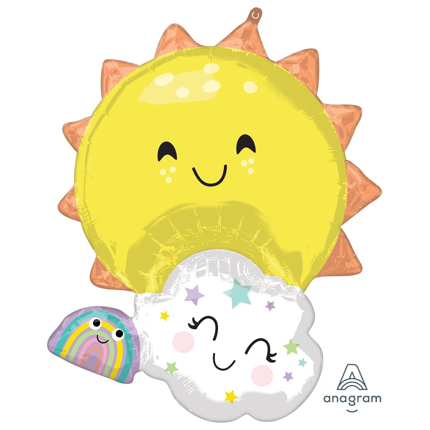 Amscan 28 inch Rainbow Family SuperShape Foil Balloon_72742-4155601-1-3-1500+