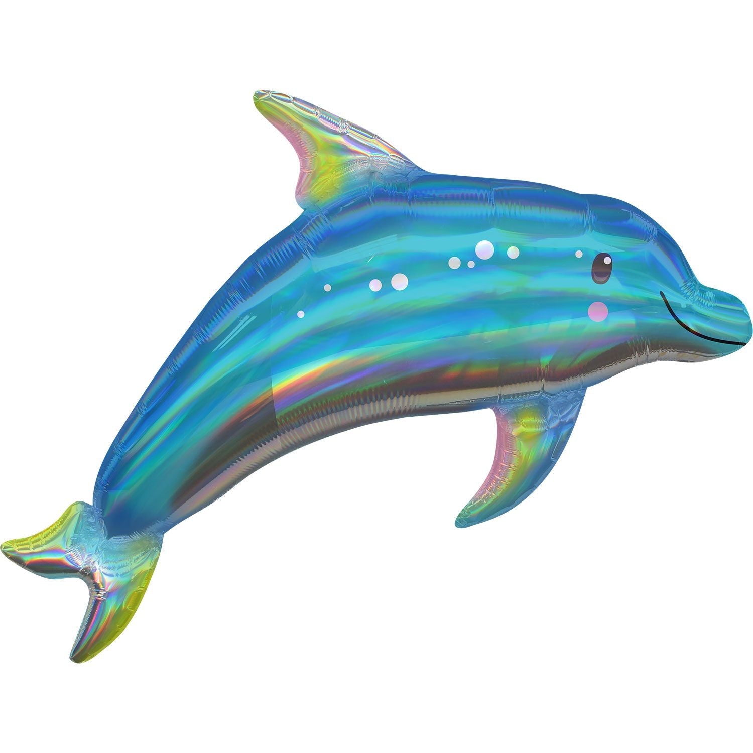 Amscan 29 inch Dolphin Iridescent Super Shape Foil Balloon_61191-3937601-1-3-1500+