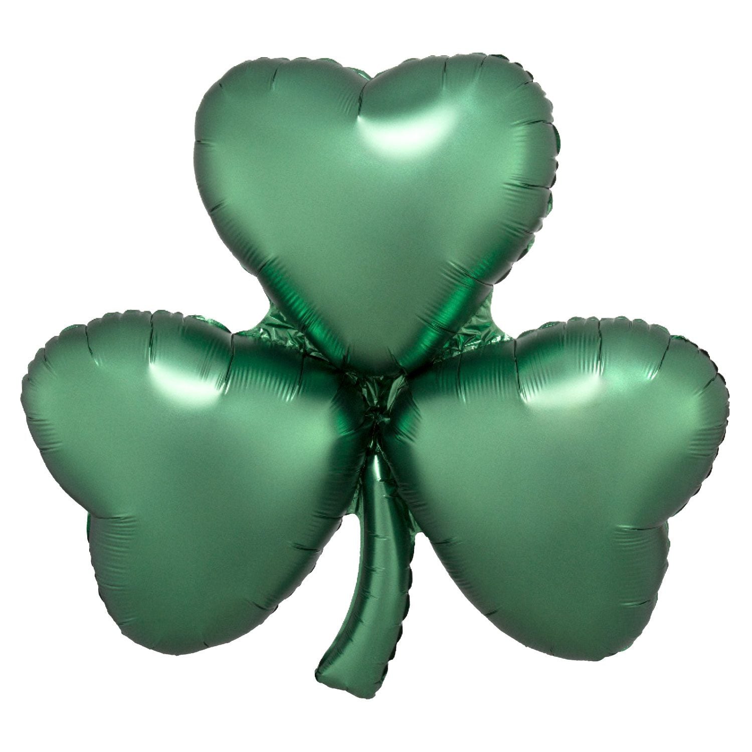 Amscan 29 inch Emerald Shamrock Satin SuperShape Foil Balloon_60726-3878301-1-3-1500+
