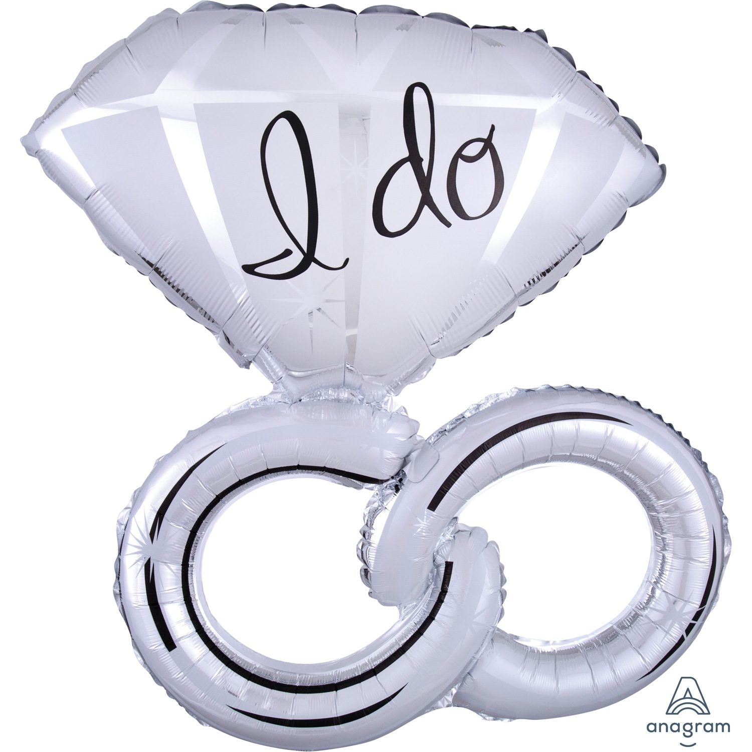 Amscan 30 inch I Do Wedding Rings Super Shape Foil Balloon_27884-2466201-1-3-1500+