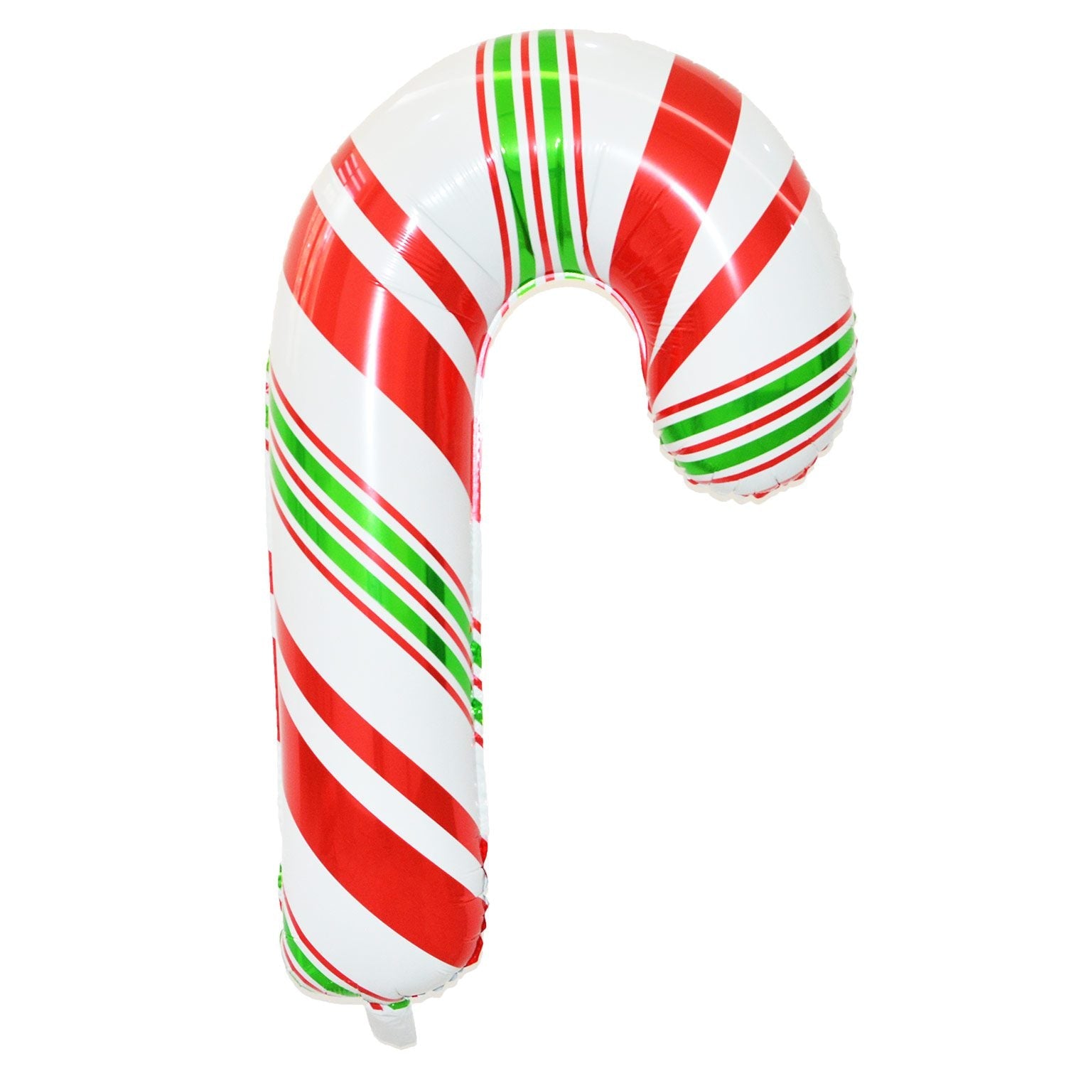 Amscan 30inch Red Green White Candy Cane Foil Balloon_9915238