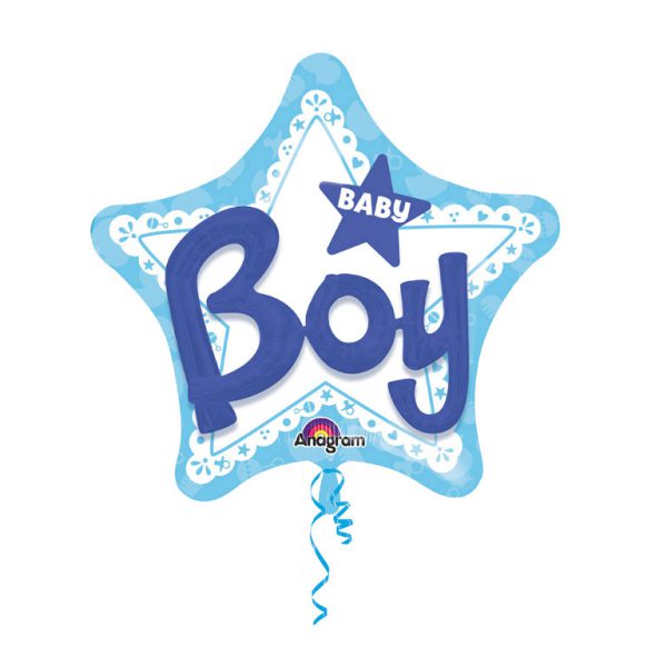 Amscan 32 inch Multi Baby Boy Foil Balloon_182613-3092201-2-3-600